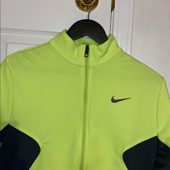 Nike dri-fit active athletic polyester zip jacket - Picture 2 of 10
